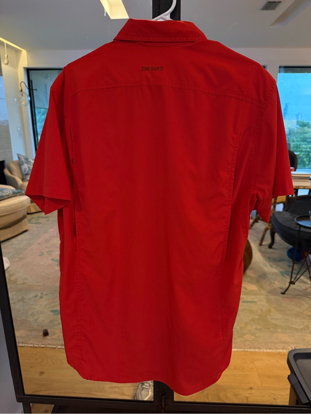 King Ranch Running W Red Performance Shirt - Picture 3 of 6